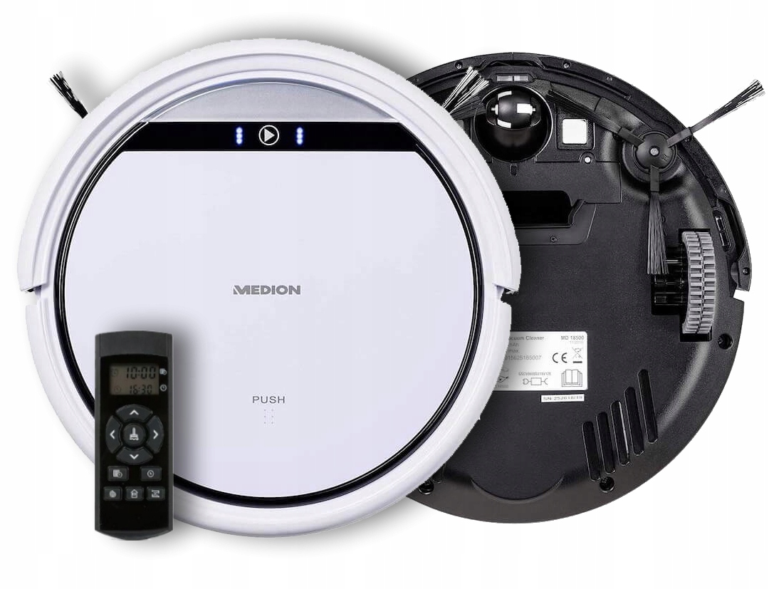 Biely čistiaci robot Medion MD18500